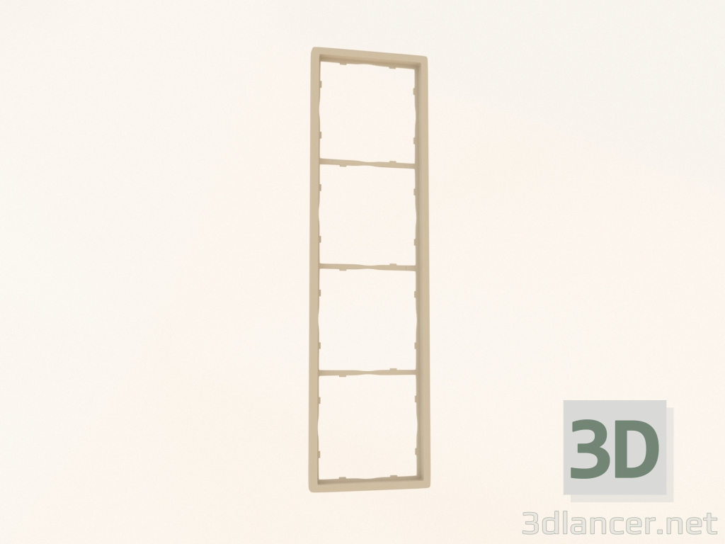 3d model Frame 4-a (matte cashmere, DA21435) R98 - preview