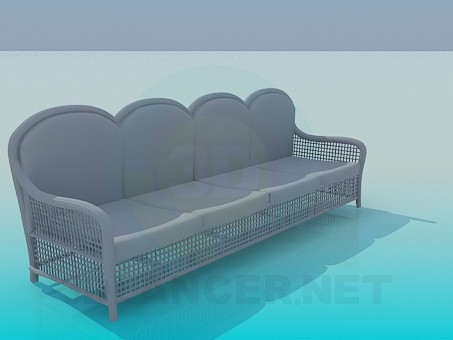 modelo 3D Sofá - escuchar modelo 3D Sofá - escuchar
