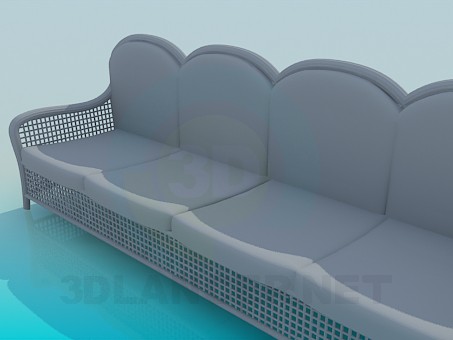 modelo 3D Sofá - escuchar modelo 3D Sofá - escuchar