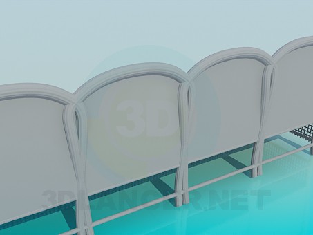 modelo 3D Sofá - escuchar modelo 3D Sofá - escuchar