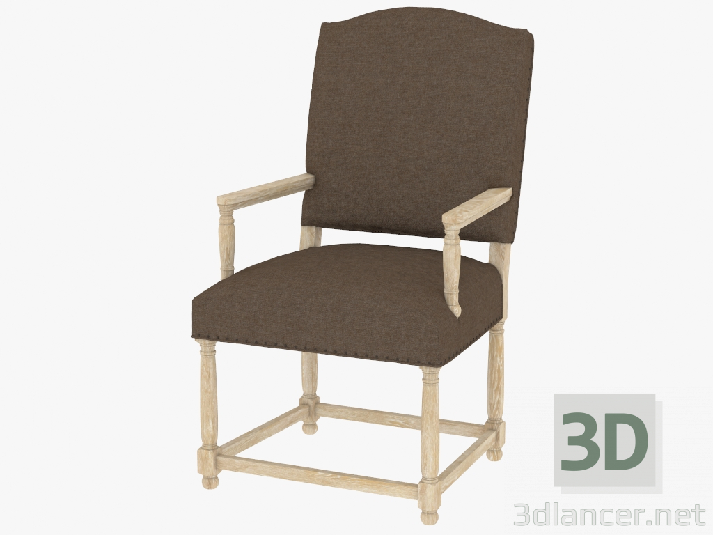 3 डी मॉडल armrests एडवर्ड हाथ कुर्सी के साथ एक भोजन कुर्सी (8826.0018.A008) - पूर्वावलोकन