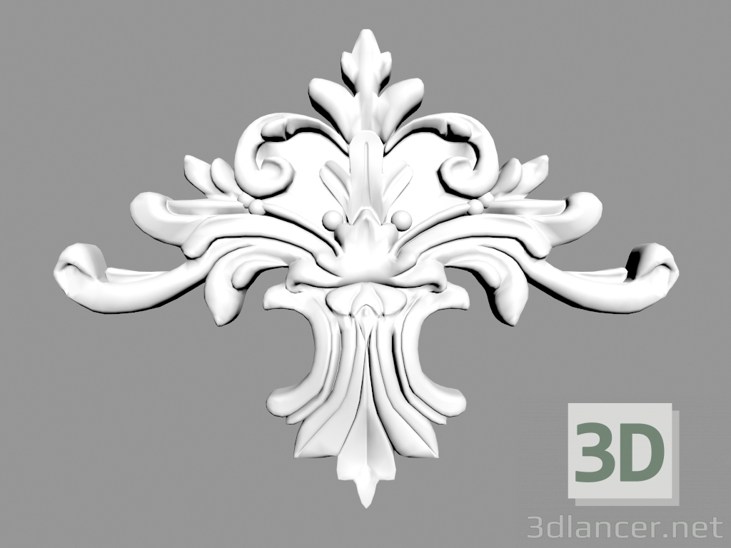 modèle 3D Panneau décoratif W708 - preview