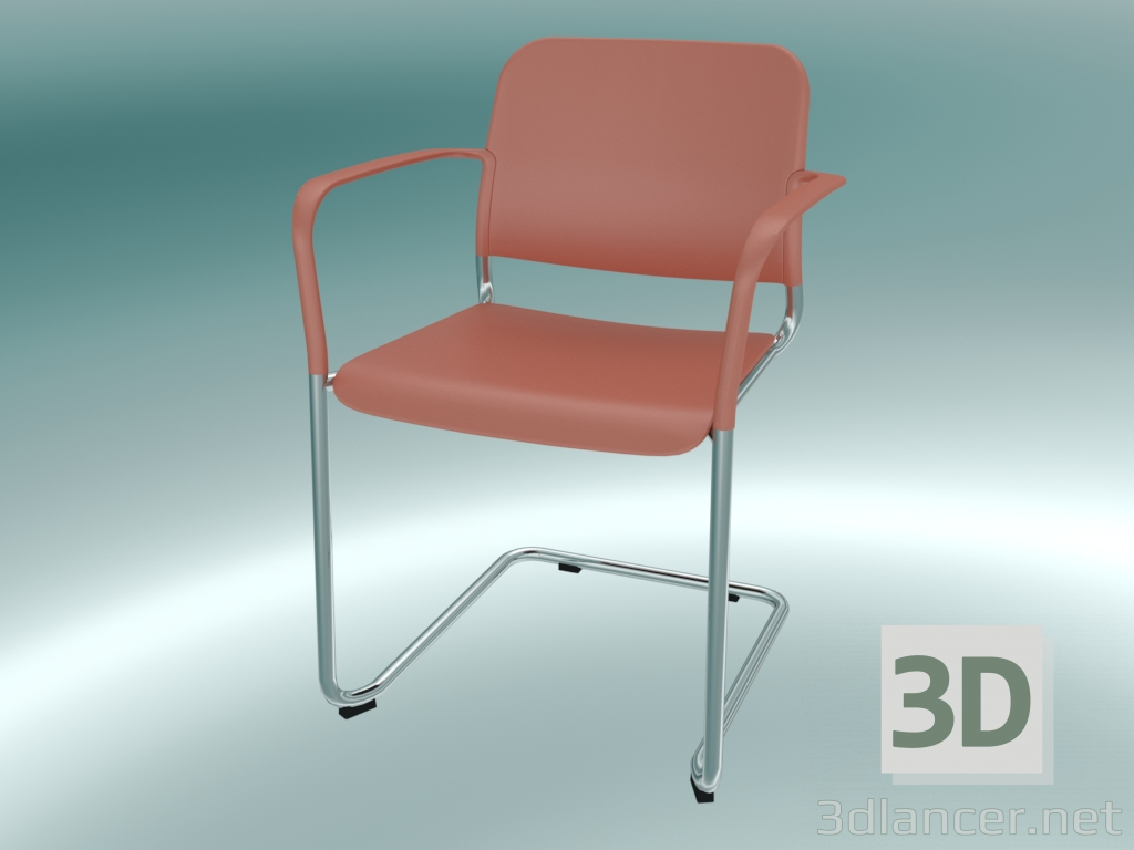 3D Modell Konferenzstuhl (522V 2P) - Vorschau