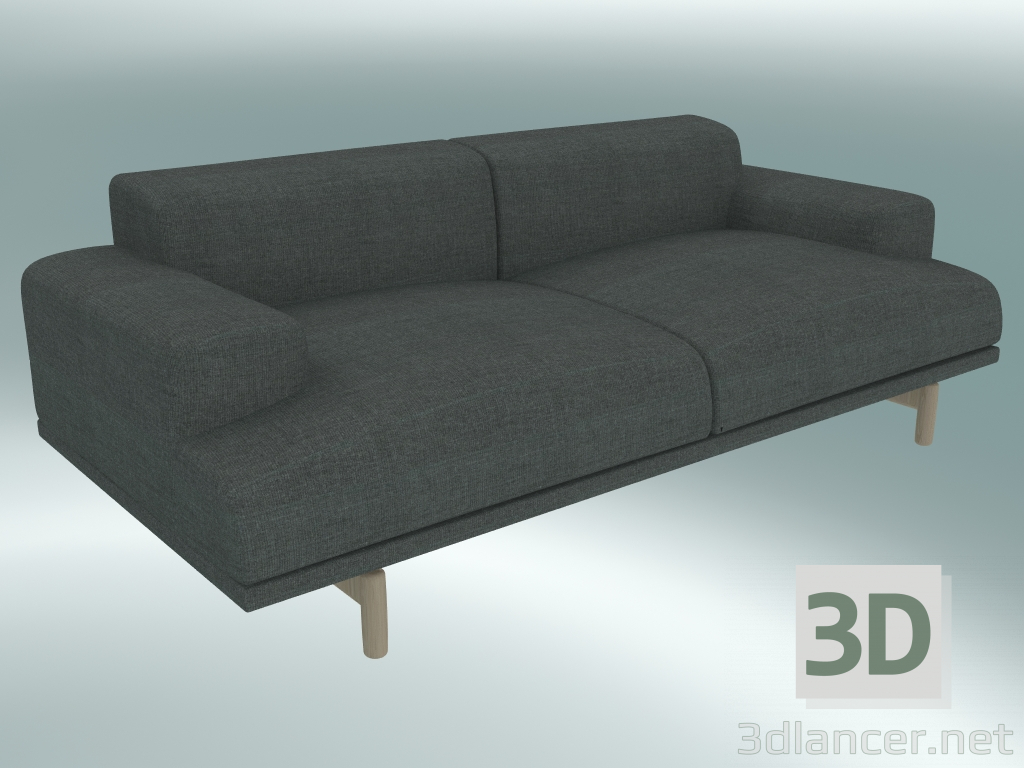 3d model Double sofa Compose (Remix 163) - preview