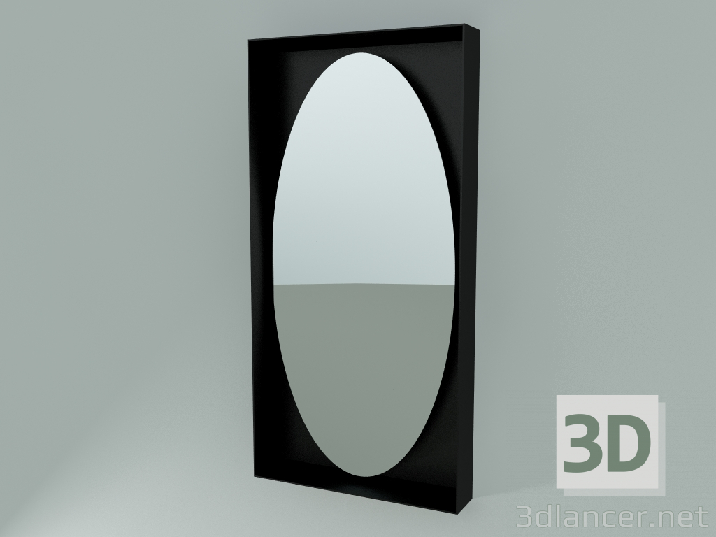 3d модель Зеркало Vip овальное (50х100 cm) – превью