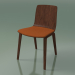 modello 3D Sedia 3978 (4 gambe in legno, con cuscino sul sedile, noce) - anteprima