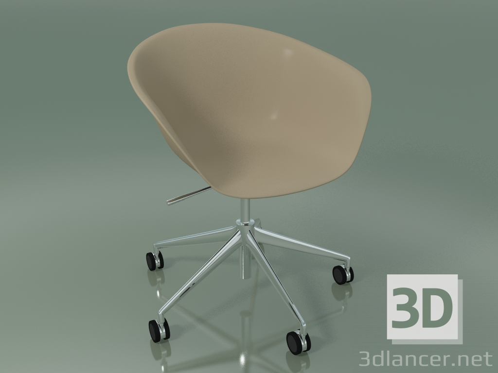 3d модель Кресло 4209 (5 колесиков, вращающееся, PP0004) – превью