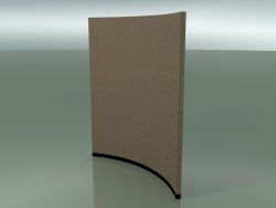 Curved panel 6405 (132.5 cm, 72 °, D 100 cm, solid)
