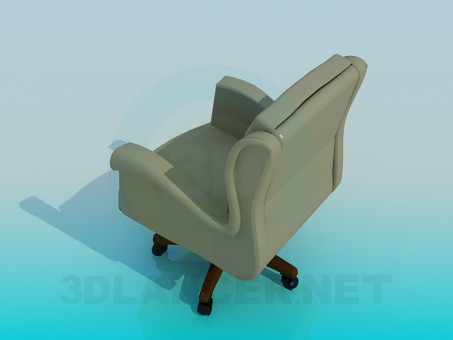 3d модель Кресло офисное – превью 3d модель Кресло офисное – превью