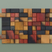 3 डी मॉडल लकड़ी के पैनल का रंग - पूर्वावलोकन