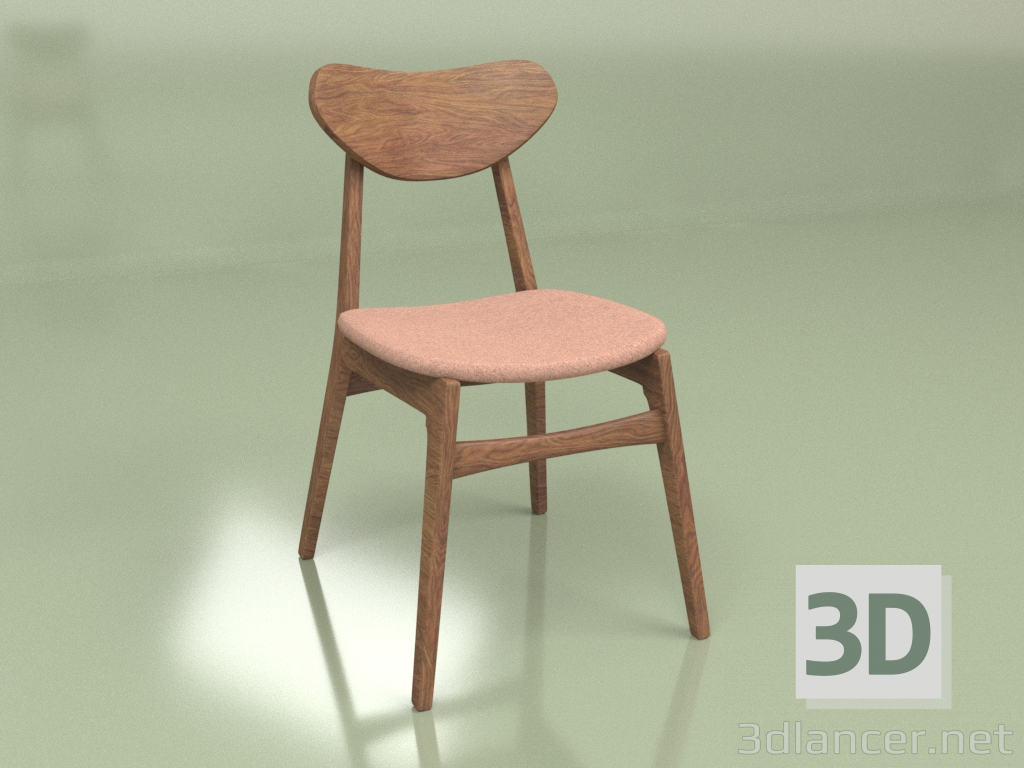 modèle 3D Chaise Dutch CH (marron clair, noyer) - preview