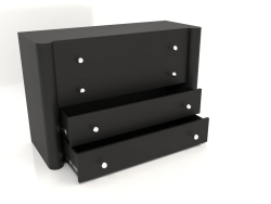 Chest of drawers TM 021 (open) (1210x480x810, wood black)