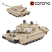 Challenger 2 Lego Panzer 3D-Modell kaufen - Rendern