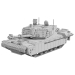 3 डी चैलेंजर 2 लेगो टैंक मॉडल खरीद - रेंडर