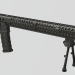 3d Набор из 4 AR-15 DMR (от макс-поли до лоу-поли) модель купить - ракурс