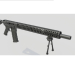 3 डी 4 AR-15 DMR (मैक्स-पॉली से लो-पॉली) शामिल है मॉडल खरीद - रेंडर