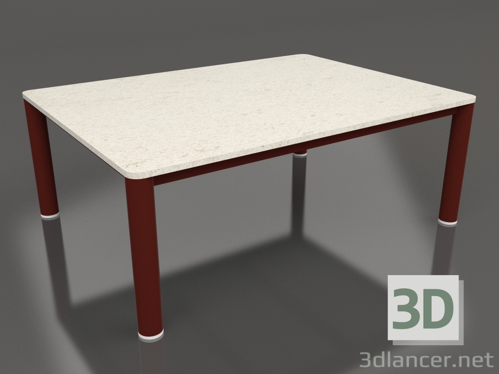 3 डी मॉडल कॉफ़ी टेबल 70×94 (वाइन रेड, डेकटन डेने) - पूर्वावलोकन