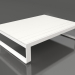 3d model Coffee table 120 (DEKTON Zenith, White) - preview