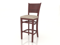 Tabouret de bar Bristol (Cerise mûre)