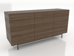 Cassettiera 1 1600 mm (frassino alleggerito noce)