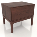 Modelo 3d Mesa de cabeceira FARGO 1 gaveta (carvalho tabaco) - preview