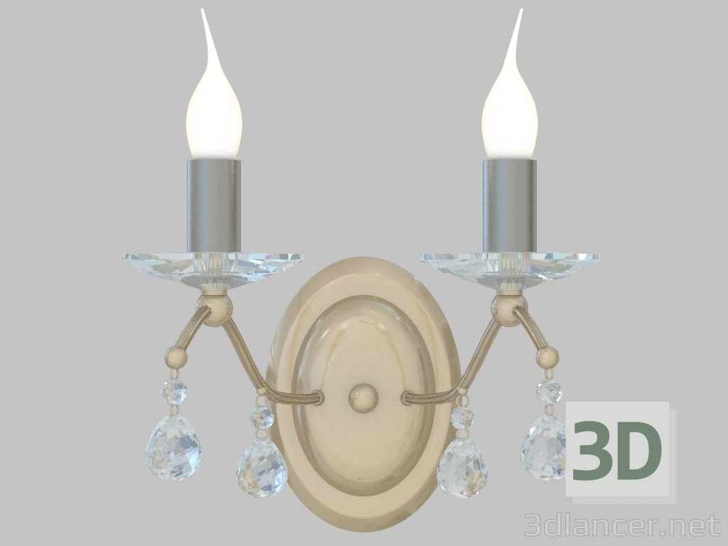 3D modeli Duvar lambası Angelica (1023-2W) - önizleme
