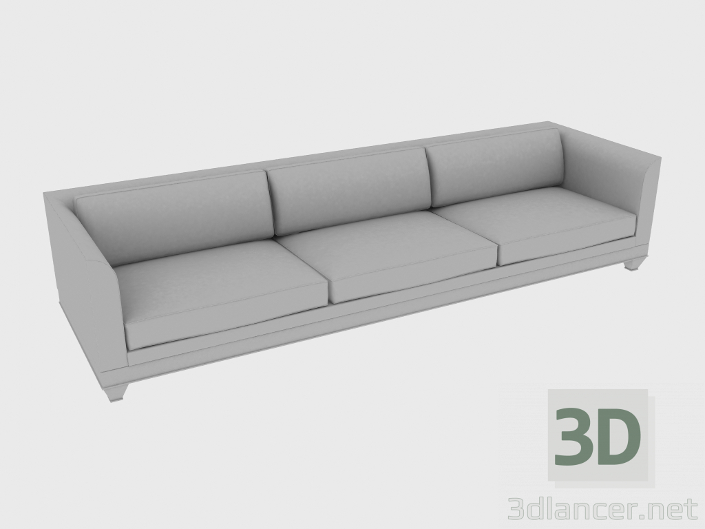 modèle 3D Canapé CHOPIN CLASSIC SOFA (330X103XH75-100) - preview
