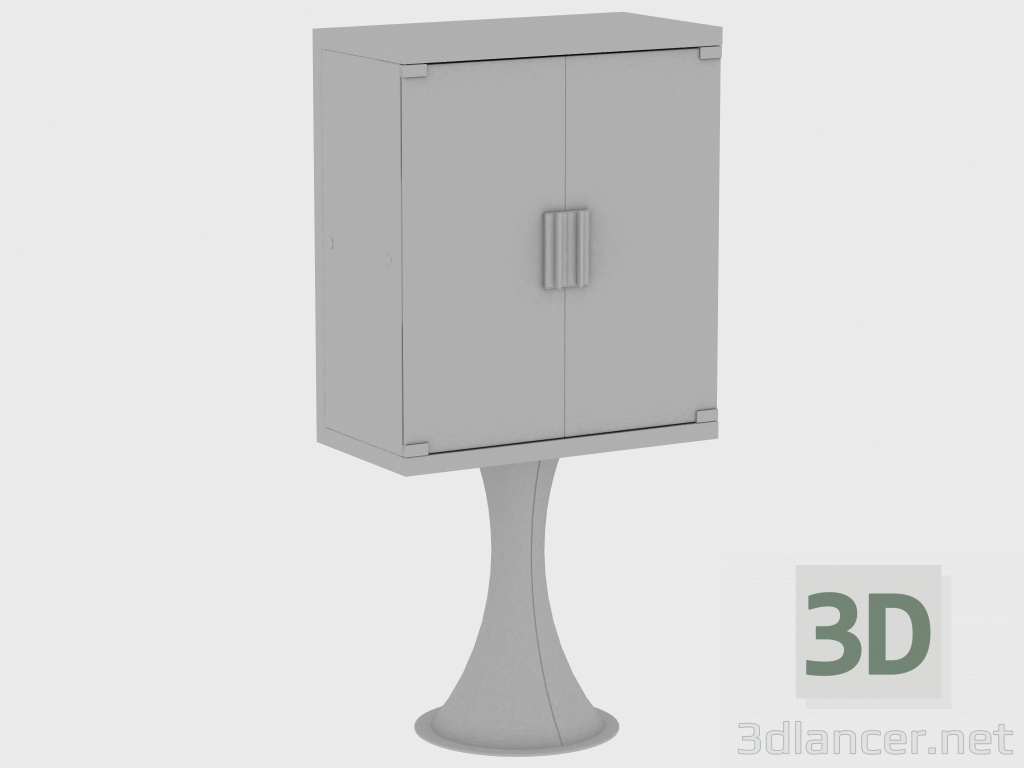 modèle 3D Vitrine ÉTUI D'AFFICHAGE OSCAR (80X42XH160) - preview