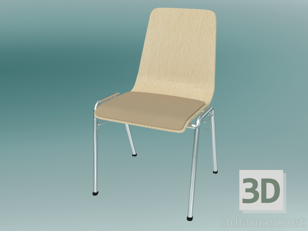 Modelo 3d Cadeira de conferência (K23H) - preview