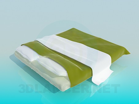 modelo 3D Cama de matrimonio - escuchar modelo 3D Cama de matrimonio - escuchar