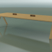 3D modeli Ofis tezgahı 5010 olan masa (H 74 - 320 x 120 cm, doğal meşe, kompozisyon 2) - önizleme
