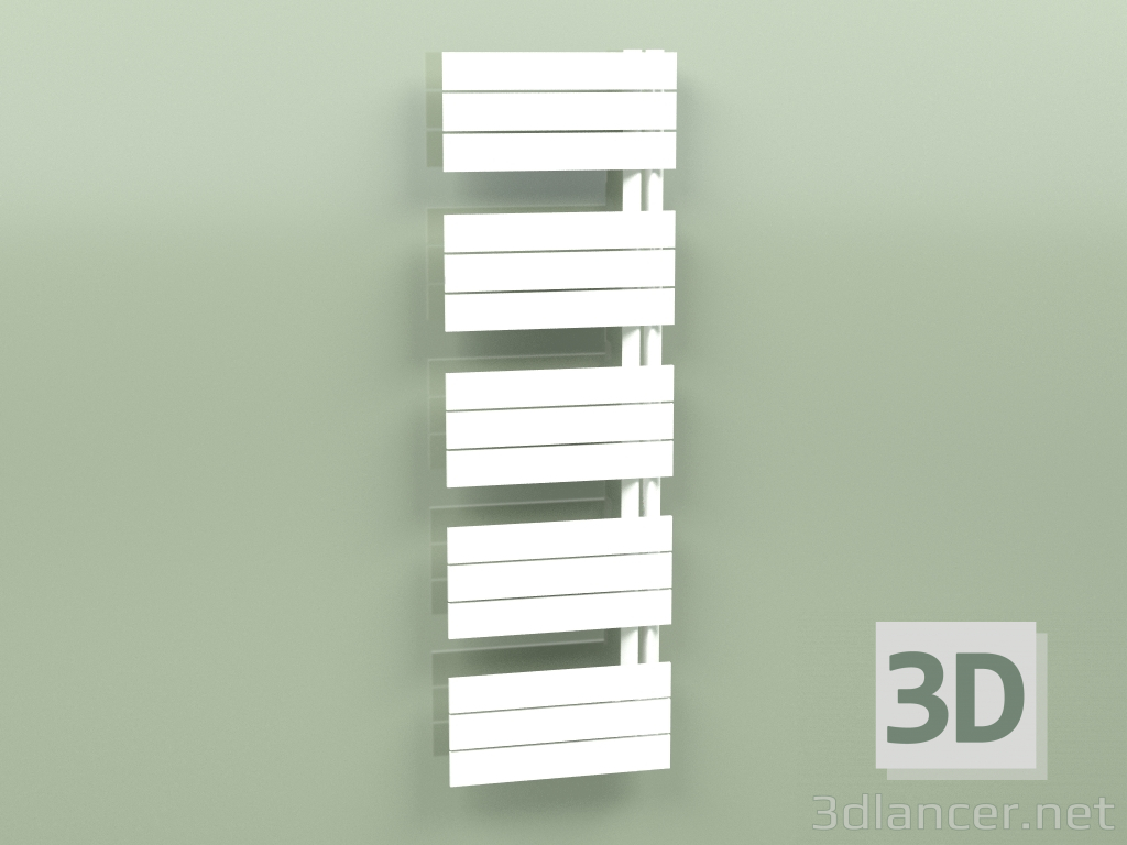 3D modeli Isıtmalı havlu askısı - Elato (1430 x 450, RAL - 9016) - önizleme