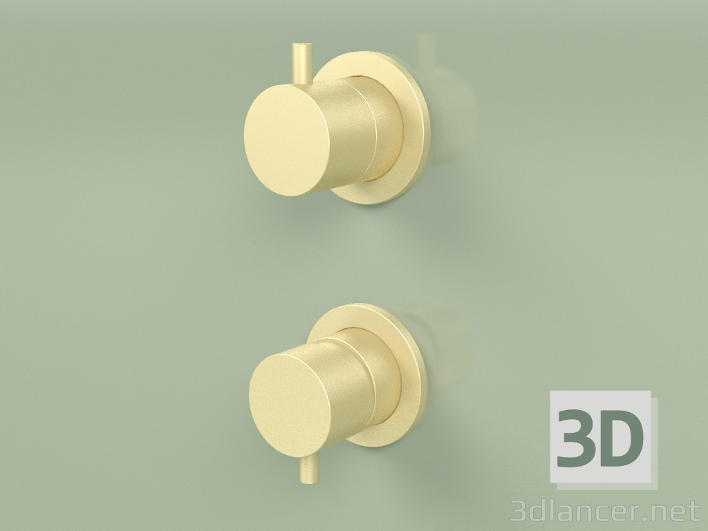 3D modeli 2 yollu anahtarlı dahili mikser (12 47, OC) - önizleme