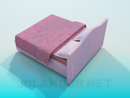 3d model Bed - preview 3d model Bed - preview