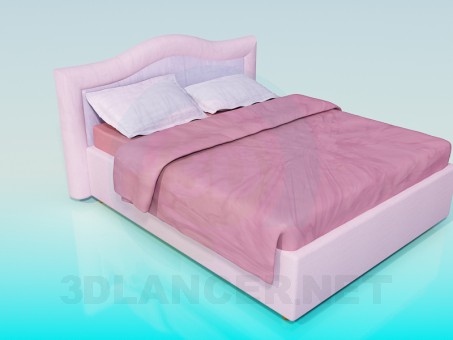 3d model Bed - preview 3d model Bed - preview