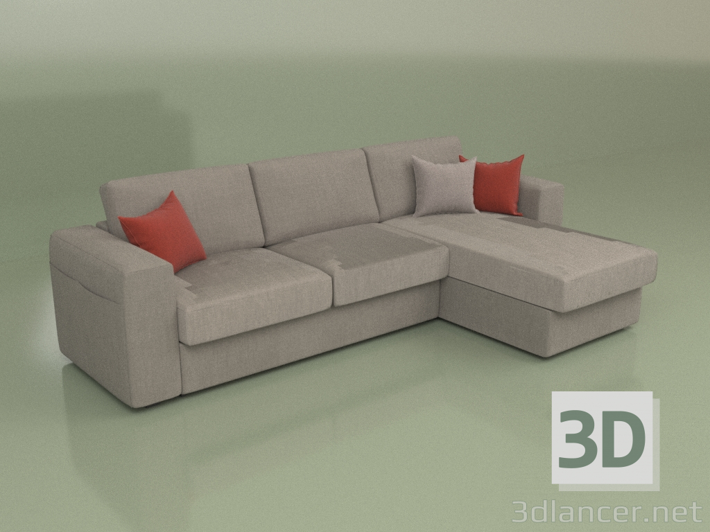 3D Modell Modernes Sofa - Vorschau