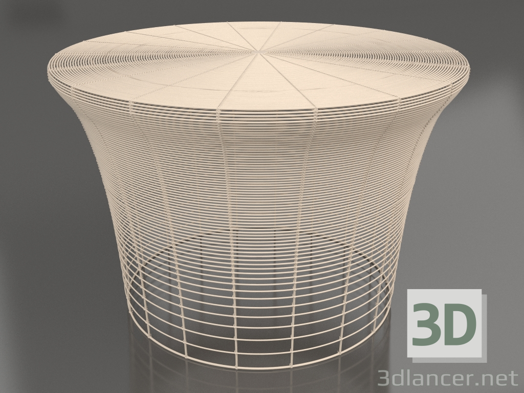 3D Modell Hoher Couchtisch (Sand) - Vorschau