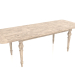 3d model Mesa de comedor corredera, desplegada, 2500 mm (roble blanco) - vista previa