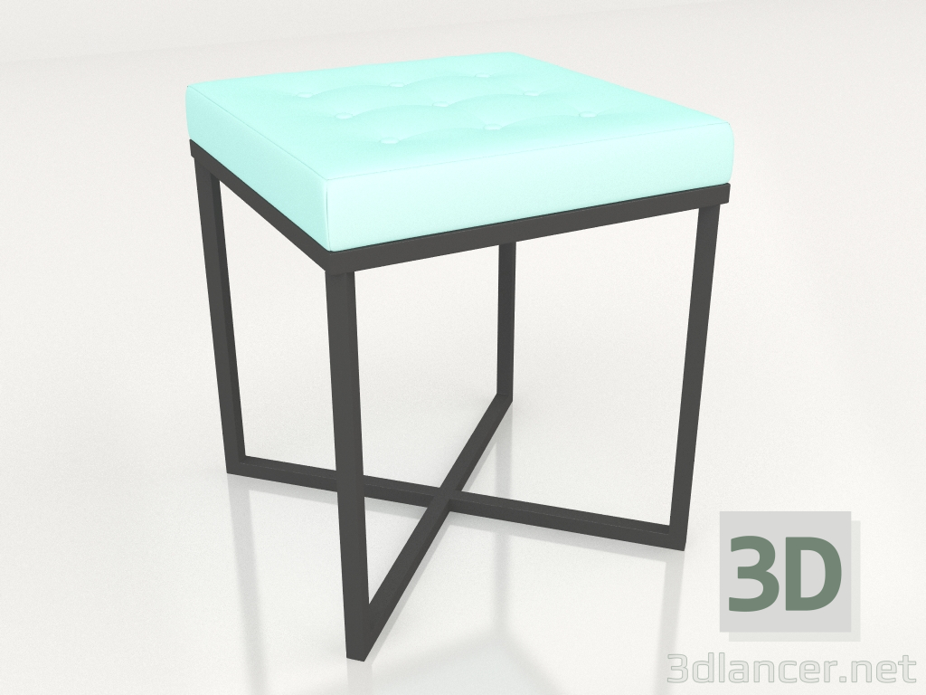 modello 3D Pouf FM05-BK00BL00 - anteprima