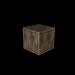 3d model Wooden box - preview
