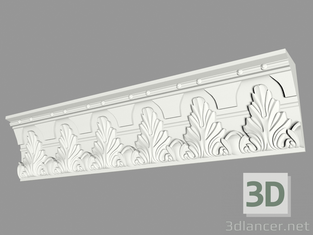 3d model Molded eaves (КФ56) - preview