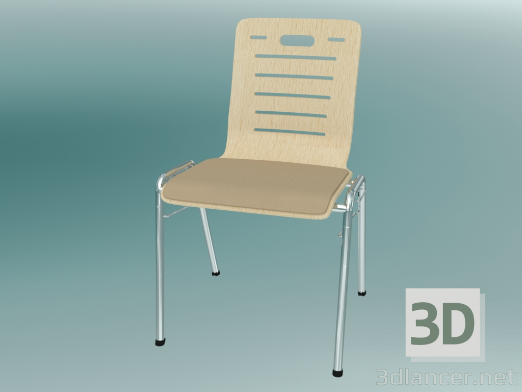 modello 3D Conference Chair (K24H) - anteprima