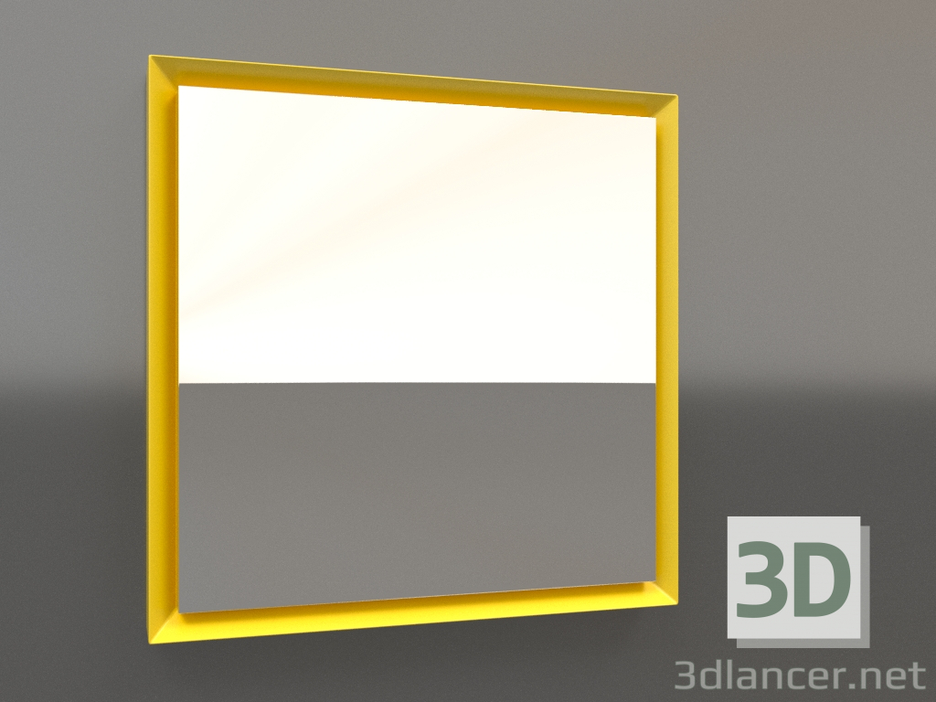 modèle 3D Miroir ZL 21 (400x400, jaune lumineux) - preview