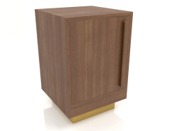 बेडसाइड टेबल टीएम 04 (400x400x600, लकड़ी की भूरी रोशनी)