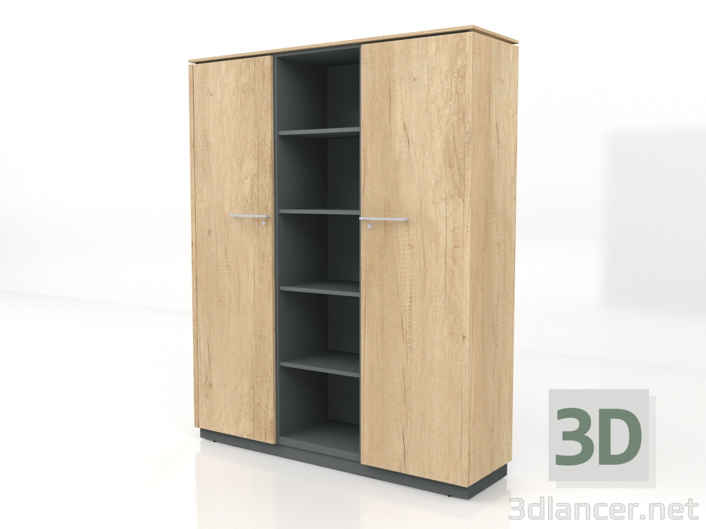 3d model Semi-bookcase Status X5679 (1520x421x1871) - preview