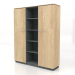 3d model Semi-bookcase Status X5679 (1520x421x1871) - preview