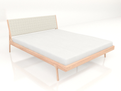 Double bed Fawn with light headboard 160X200