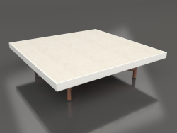 Square coffee table (Agate gray, DEKTON Danae)