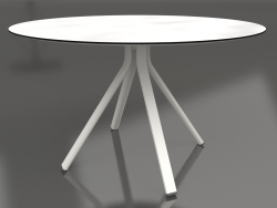 Стол круглый обеденный на ножке-колонне Ø120 (Agate grey)