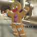 3d Gingerbread Man model buy - render
